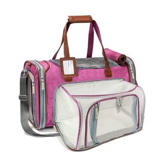 Mr. Peanuts Gold Series Expandable Pet Carrier, airline approved, Up to 12lbs